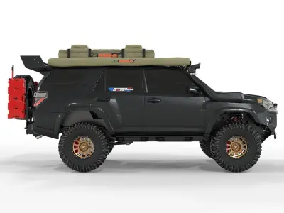 Toyota 4Runner 2022 Full Accesories 3D model