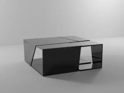 coffee table modular Free low-poly 3D model