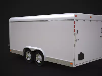 Cargo Trailer 3D model