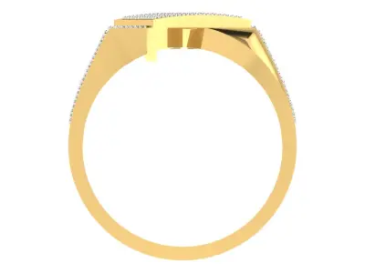 Gold Line Stone 3D model