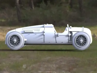  car racing 3D print model