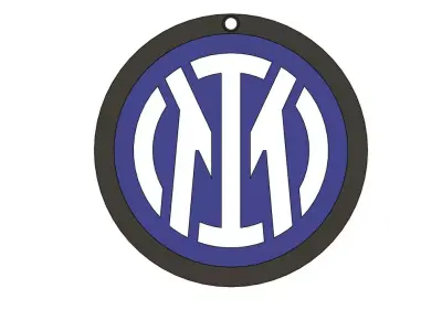 Inter Milan 3D Logo 3D print model