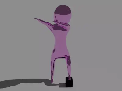 Simple character Free 3D model