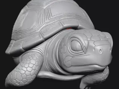 turtle 3D print model