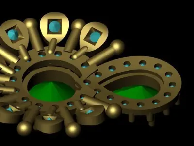 Diamond Tops 3D print model