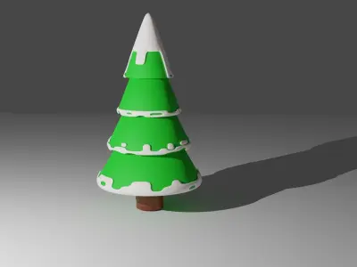Christmas Tree 01 Free 3D model