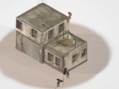 Moroccan OLD HOUSE 3D model