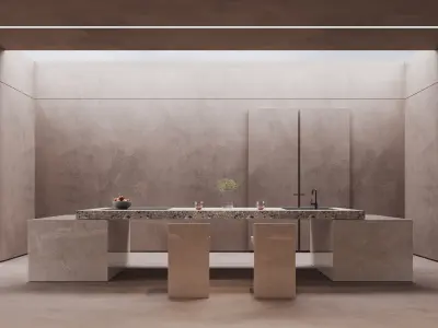 Bedroom interior scenes  3D model