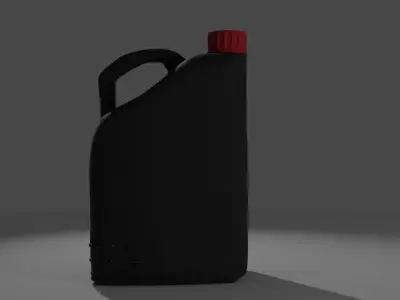 Engine oil bottle 3D model