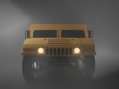Humvee Or Hummer 3D model