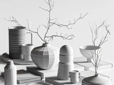 Decorative set13 3D model