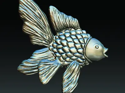 FISH ZBRUSH 3D print model