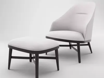 Stellar Works - Bund Lounge Chair 3D model