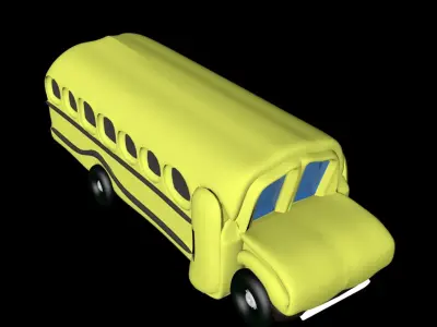funny bus 3D model