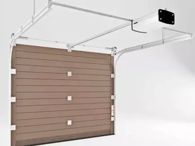 automatic gates 3D model