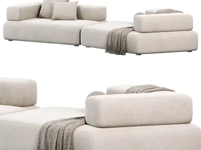 CHOLET Sectional Sofa 3D model
