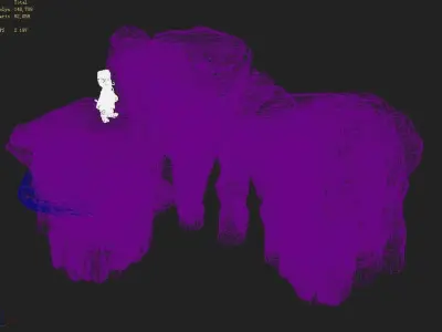 Stone Town Magic Cave - Stone 01 3D model