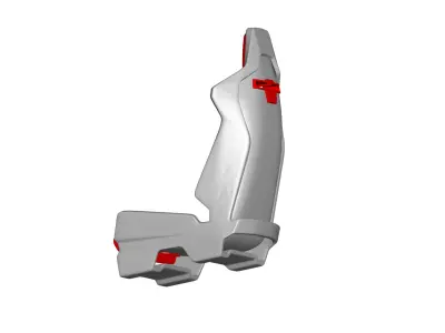 Racing seat 3D model