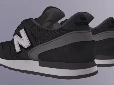 NEW BALANCE 999 SHOES PBR Low-poly 3D model