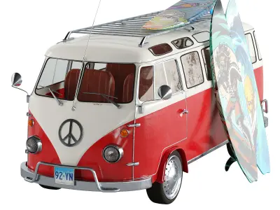 Surf Truck 3D model