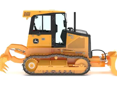 John Deere 650J Crawler Dozer 3D model