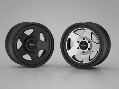 American Racing  923  Low-poly 3D model