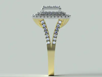 Model055r Square Ring 3D print model