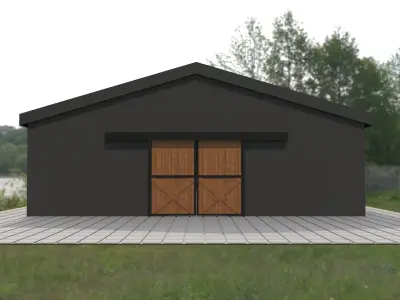 Horse Stable 3D model