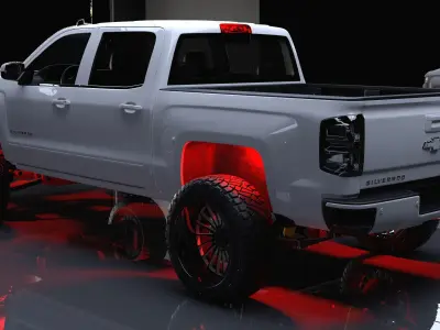 Chevrolet Silverado LT Z71 Cab  3D model