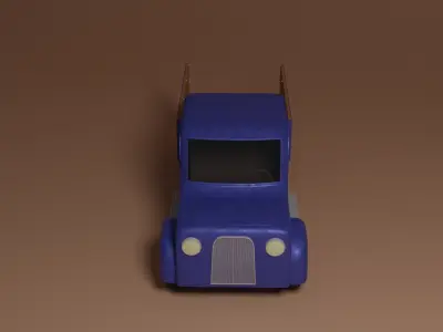Oldschool truck 3D model