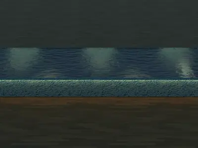 Infinity Pool  Free low-poly 3D model