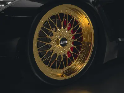 Nissan GTR R35 JDM style Low-poly 3D model