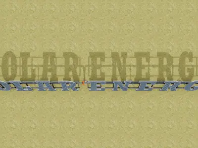 Solar Letter Panel Tracking System 3D model