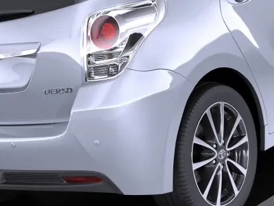 Toyota Corolla Verso 2017 VRAY 3D model