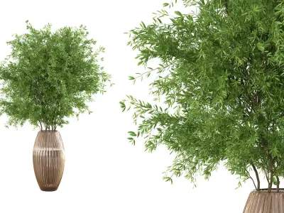 Bouquet - Green plant 01 3D model