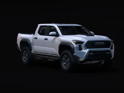 2024 Toyota Tacoma Low-poly 3D model