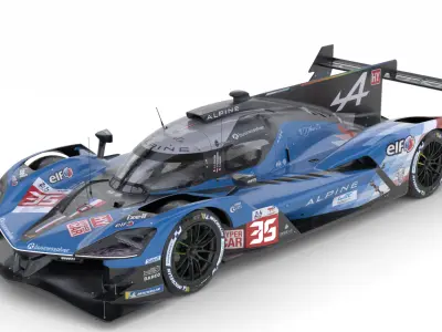 Alpine A424 2024 3D model