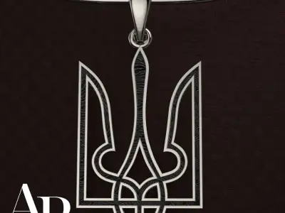 Ukrainian Trident  3D print model