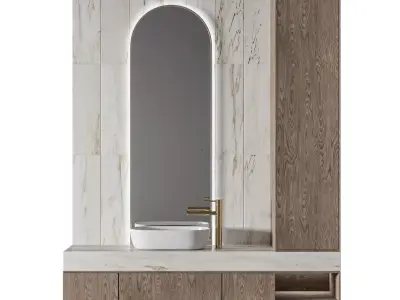 Luxury Bathroom 124 3D model