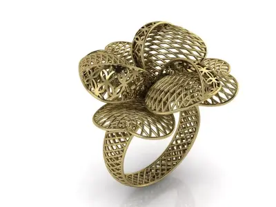 Ultra Vision Ring Jewelry 3D print model 22