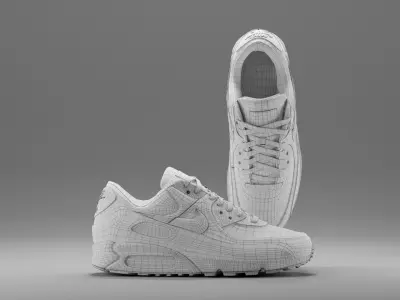 Airmax - Nike Shoes 08 Low-poly 3D model