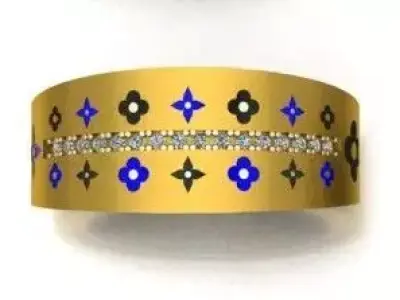 RING MODELS-3 3DM 10 mm 3D model