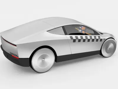Tesla Robotaxi 3D model