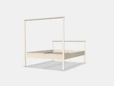 GJORA Bed frame 9 Low-poly 3D model