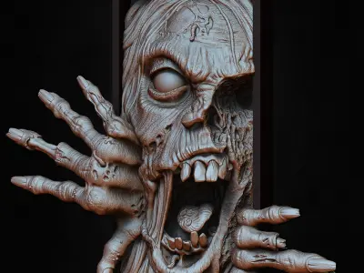 zombie book 3D print model
