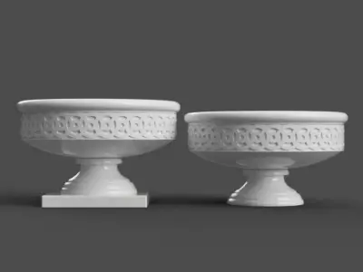 decorative planter - vase - candy dish -Urn 3D print model