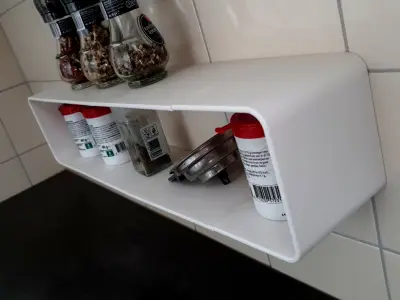 2024-4 Shelf Wall 3D print model