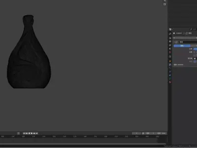 Spiral Teardrop Art Pendant  3D print model