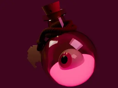 Halloween potion Free 3D model