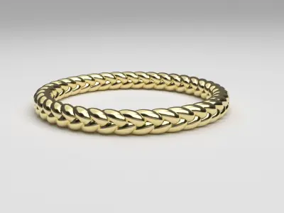 Braided Rings US Sizes 5-9 3D print model